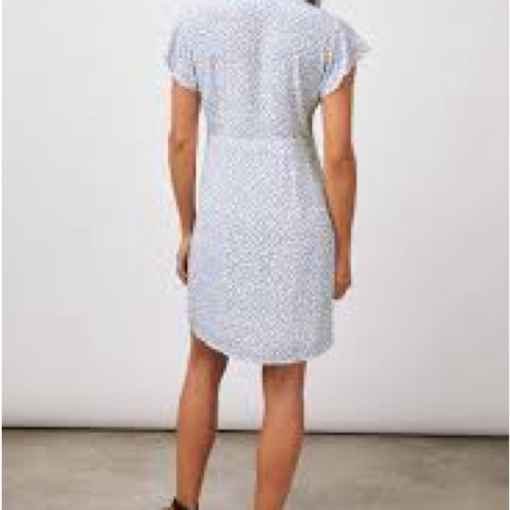 Rails Helena Blue Garden Floral Button Front Mini Dress Size S - Picture 12 of 13